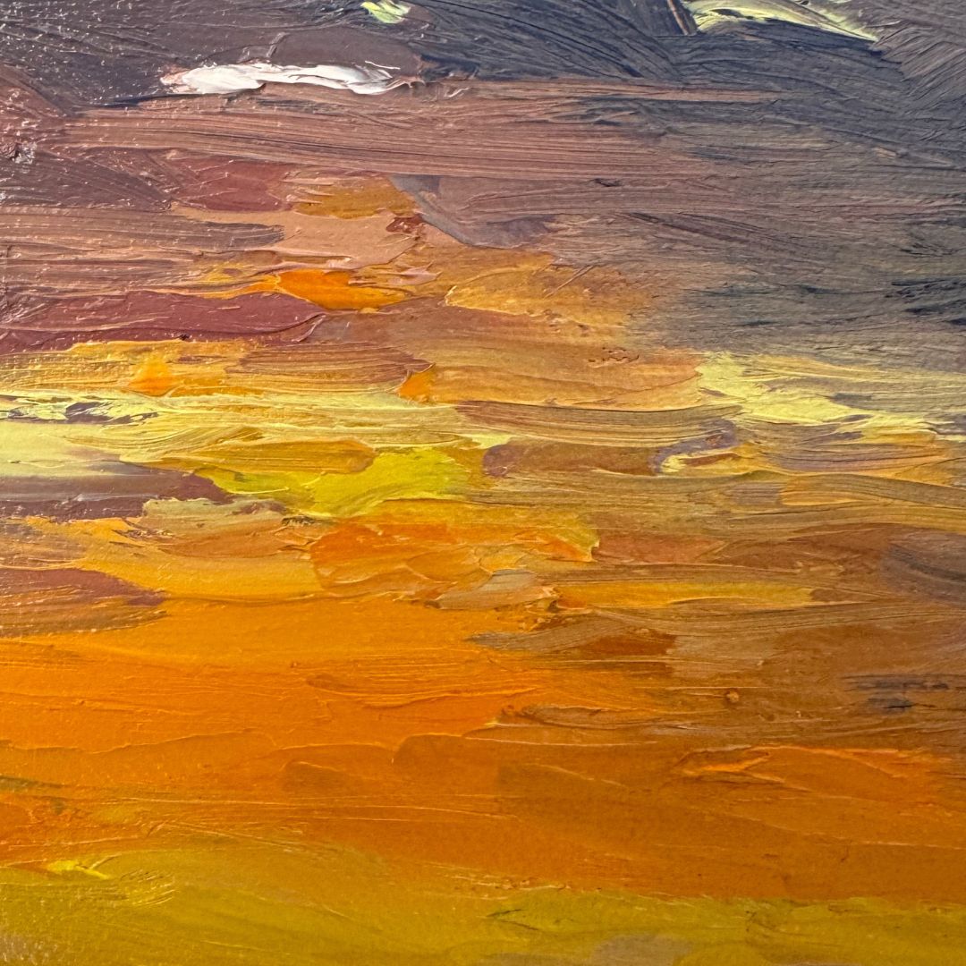 Sunrise Print Detail close up