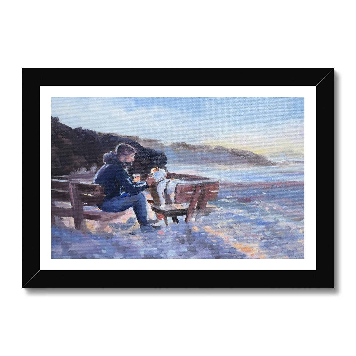 beer beach walk fine art print