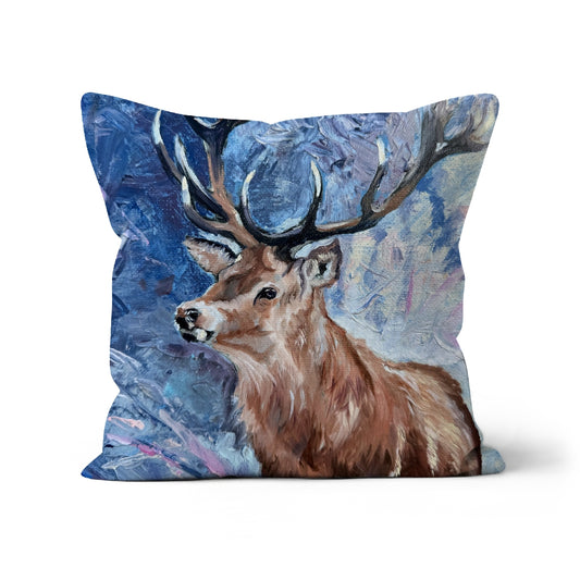 Majestic Resolve - The Stag Reimagined Cushion