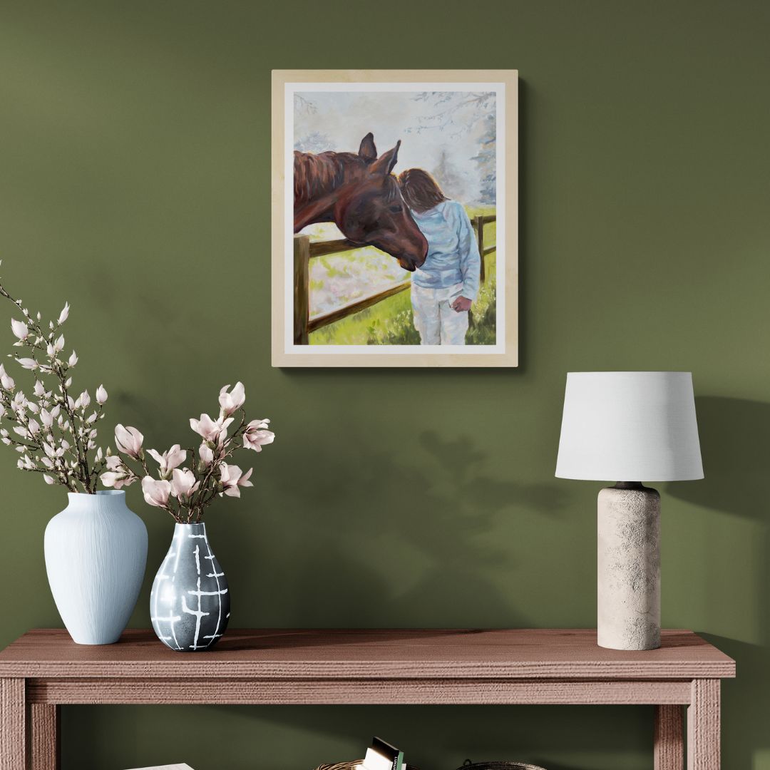 Bay horse print