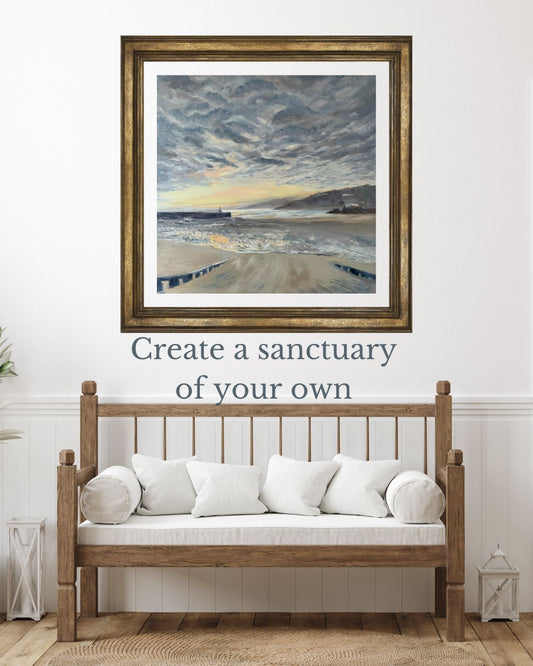 Serene St Ives Sunrise Fine Art Print